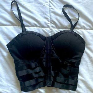 Black (corset looking) top